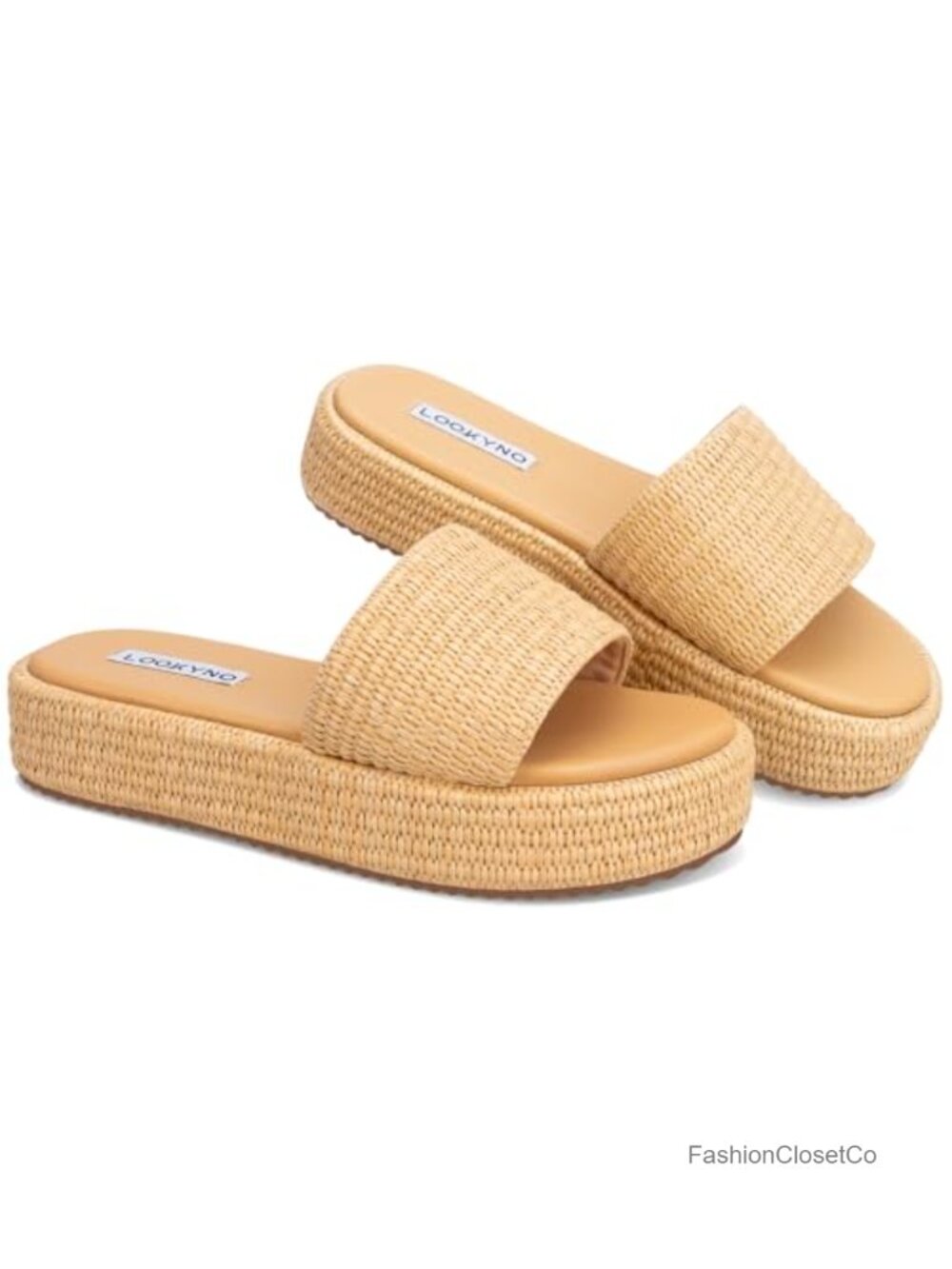 Espadrille Platform Sandals Wedge Jute Straw Raffia Comfortable